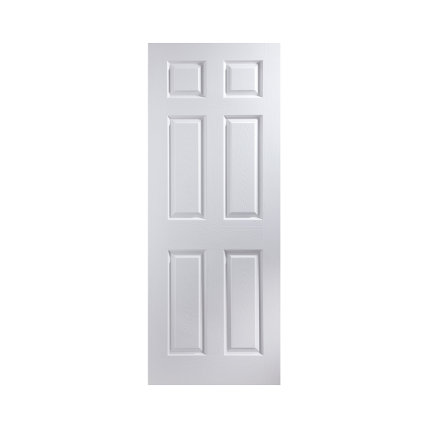 6-panel Hollow core primed Molded interior door
