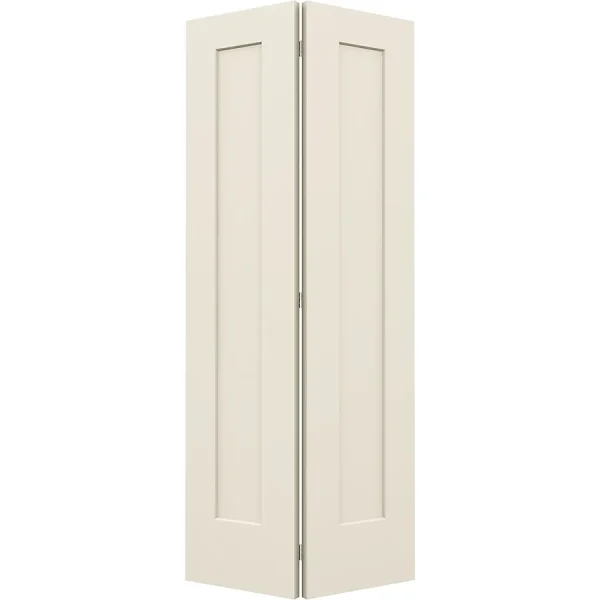 1-panel Bi-fold Hollow Core Primed Molded Interior Door