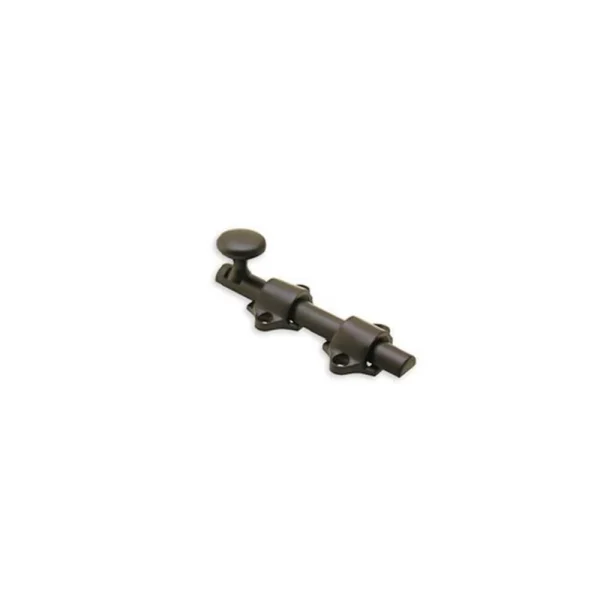 Antique Solid Brass Satin Classical Style Dutch Door Bolt with round knob