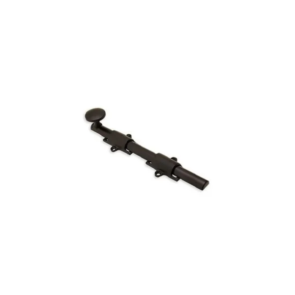 Antique Solid Brass Satin Classical Style Dutch Door Bolt with round knob