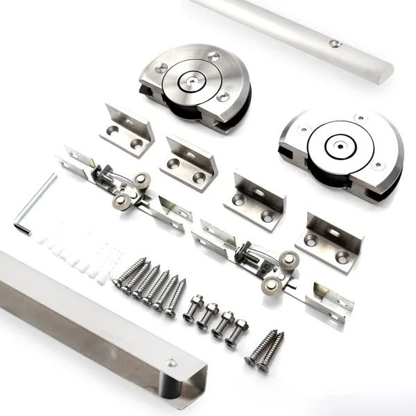 Bottom Floor Guide Glass Door Hardware Kits