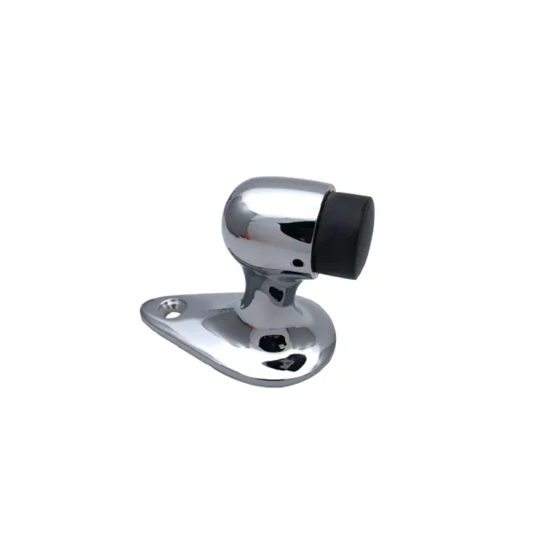 Floor Mounted 2-7/8" x 1-5/8" x 1-1/8" Polished Chrome Duck Shape Door Stop