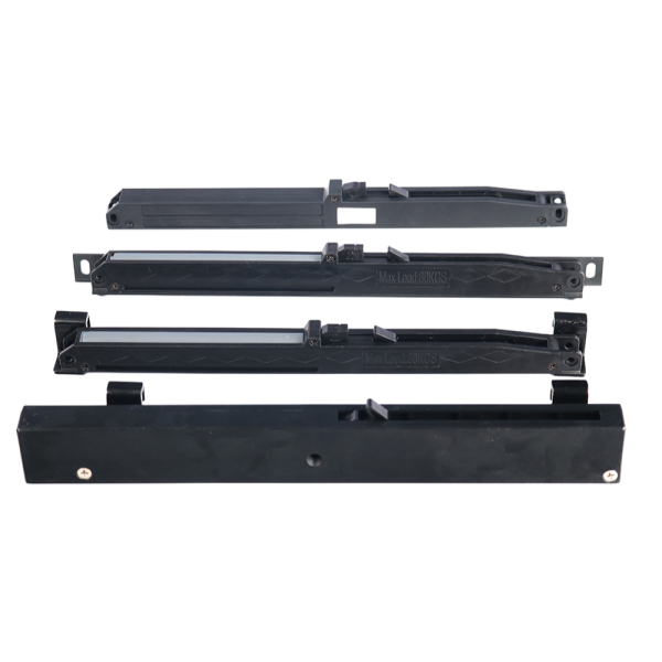 J-shape Barn Door Hardware Soft Closing Mechanism