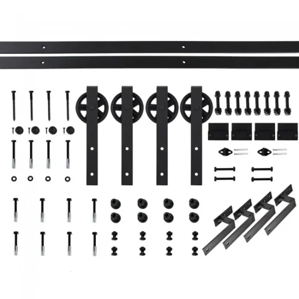 Spoke bypass Barn Door Hardware Kits