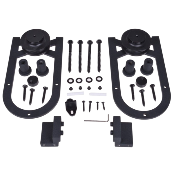 X Horseshoe Barn Door Hardware Kits
